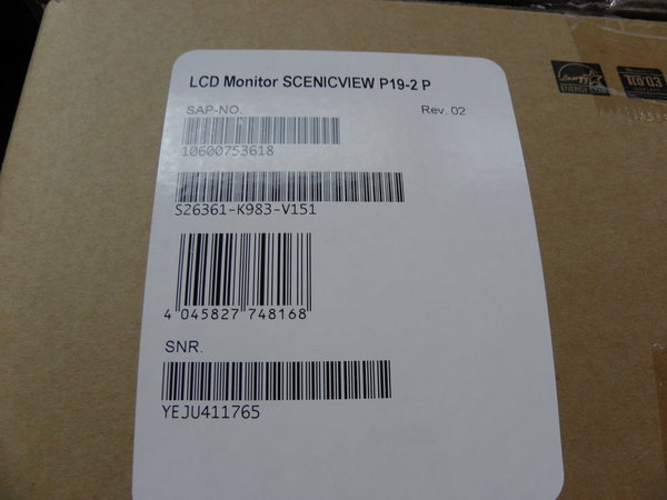LCD Monitor Scenicviv P 19-2 P New