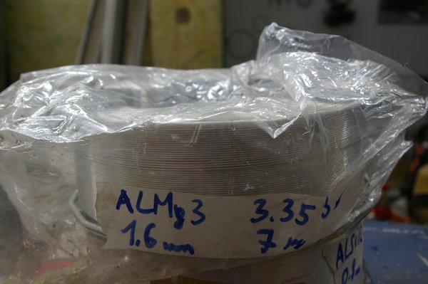 1,6 mm AlMg3 66825 MIG Schweißdraht Aluminium Spule 7 kg Al-Mg Alu Schweißen